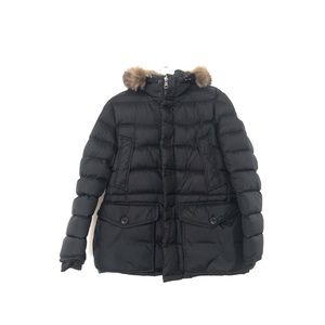 Moncler Cluny Fur Hooded Down Jacket